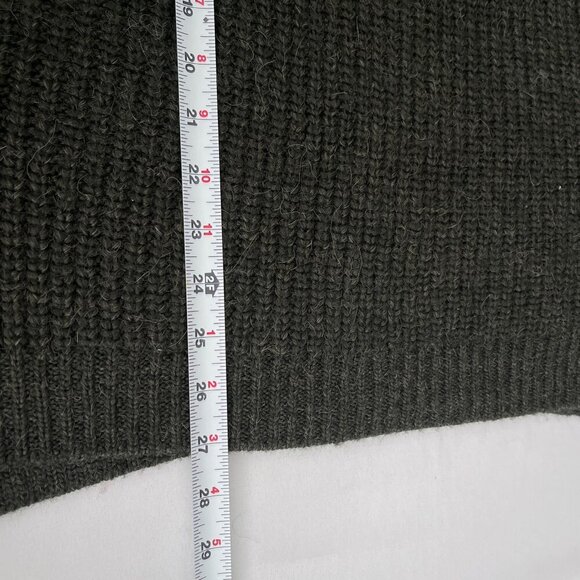 Obey N°89 Womens‎ Sleeveless Knit Tunic Sweater Side Slits Turtleneck Green L - Picture 9 of 10